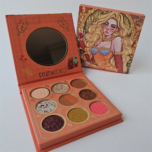 پلت سایه ۹ رنگ(مدل هلویی)