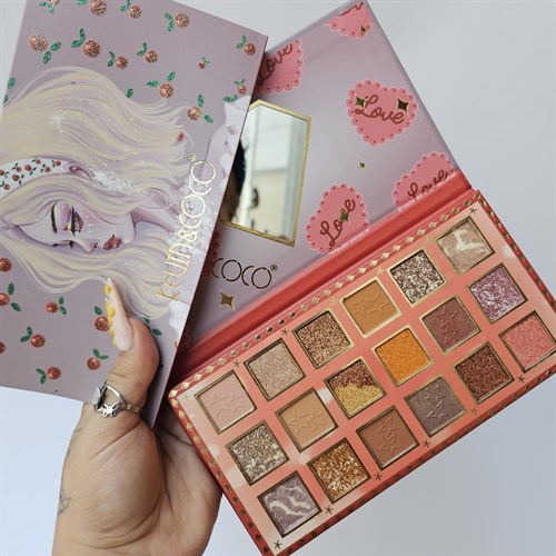 پلت سایه ۱۸ رنگ گیلاسی