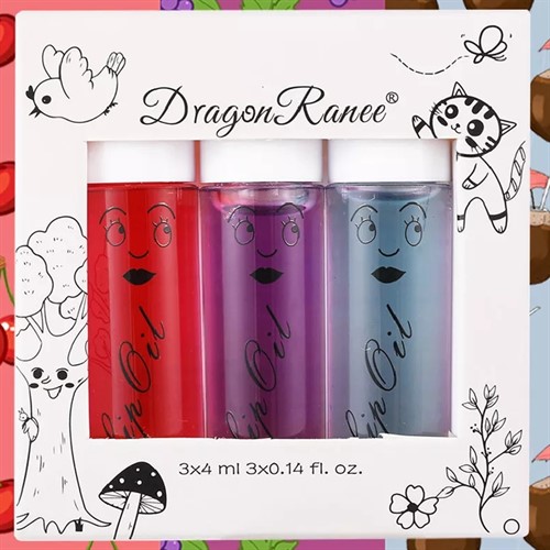 برق لب (پک ۳عددی) Dragon Ranee