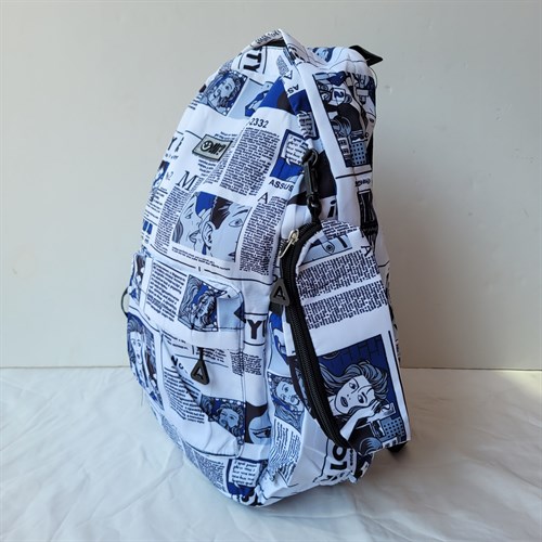 کوله پشتی طرح روزنامه 