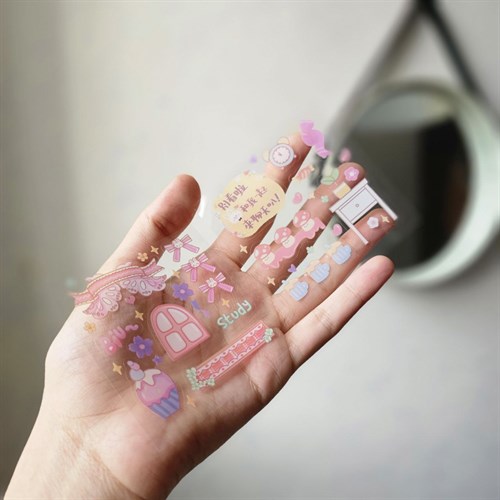 پک استیکر 32 برگ فانتزی ضدآب 