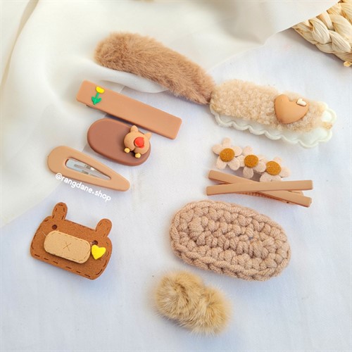 پک موگیر پشمی نسکافه ای مجموعه ۱۰ عددی