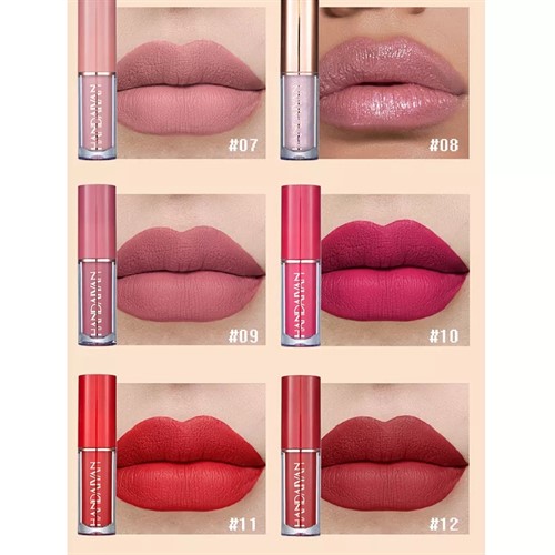 پک رژ مایع ۱۲ عددی handiyan