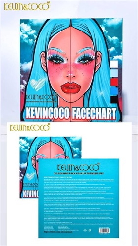 پلت سایه facechart آبی