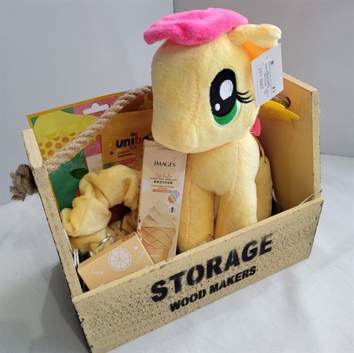 پک هدیه پونی( زرد)