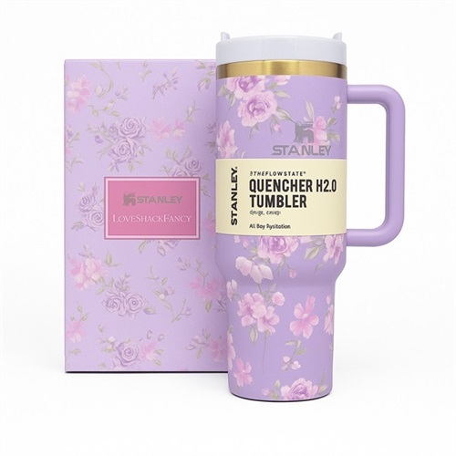 استنلی ماگ بنفش گلدار