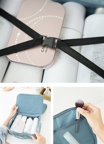 کیف آرایشی چمدانی ضدآب