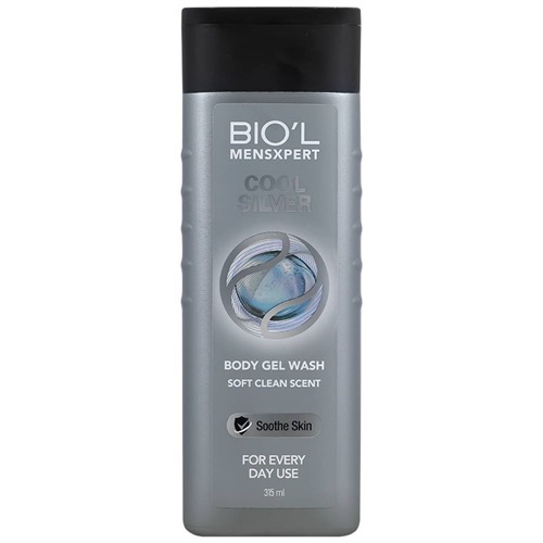 شامپو بدن ژلی بیول مدل Mensxpert Cool Silver حجم 315 میلی‌لیتر