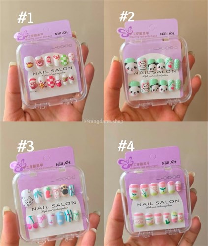 ناخن مصنوعی فانتزی مدل کوتاه 