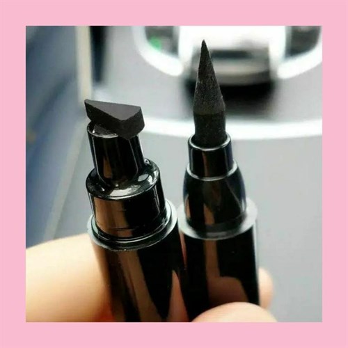 خط چشم ماژیکی دوطرفه مهردار مثلثی