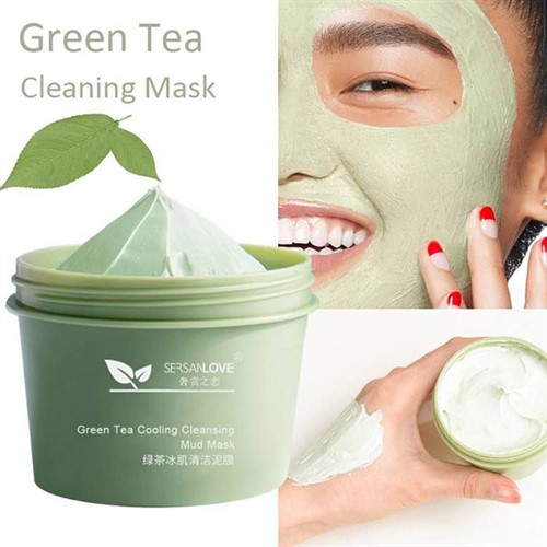 ماسک گلی چای سبز برندSERSAN LOVE MUD MASK