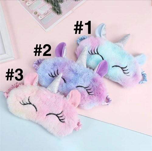 چشم بند یونیکورن کپرس‌دار آبرنگی 