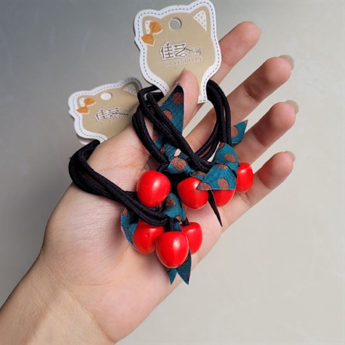 کش مو آلبالویی قرمز (ست ۲ عددی)